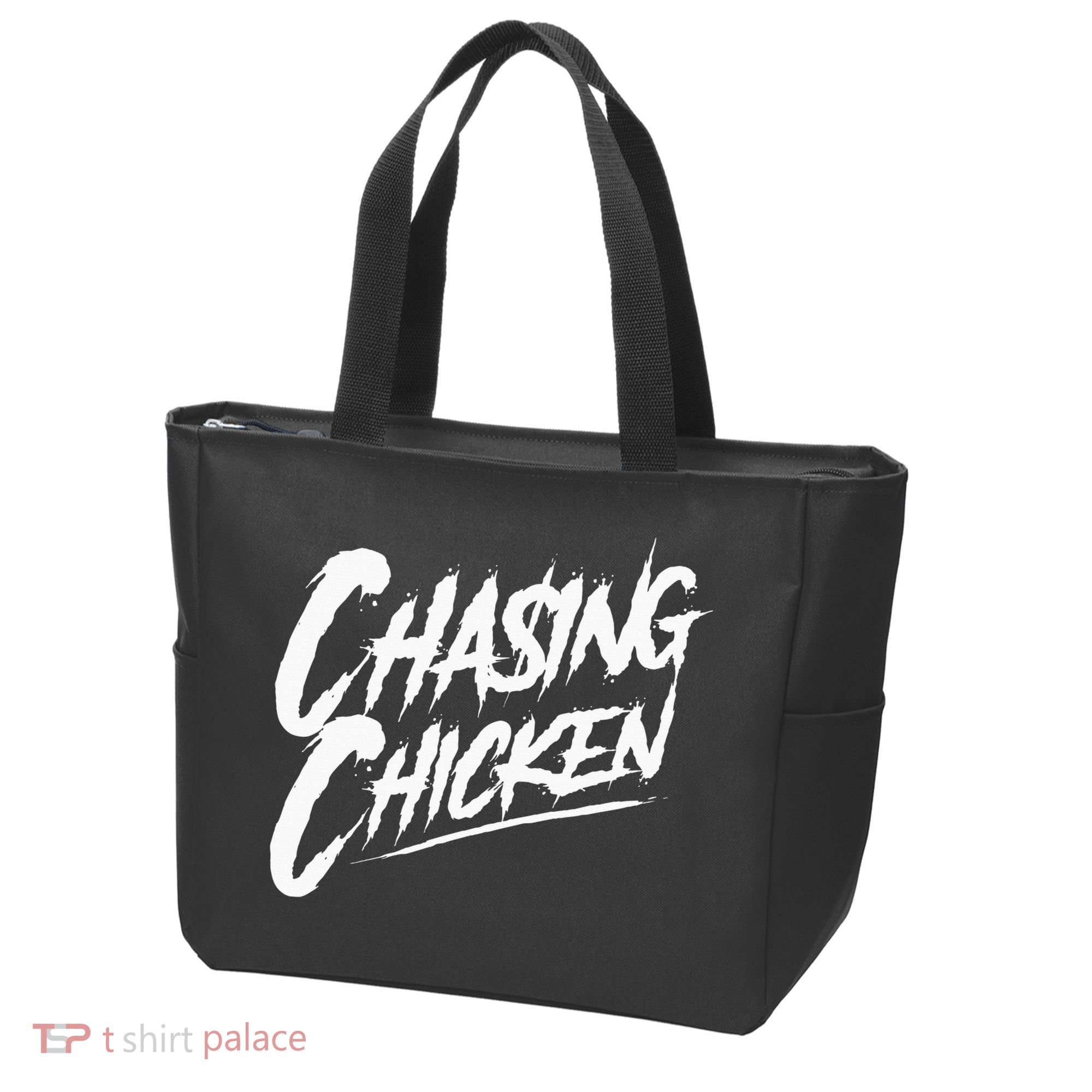 Chasing Chicken Rap Get Money Chasing Chicken Tote Bag