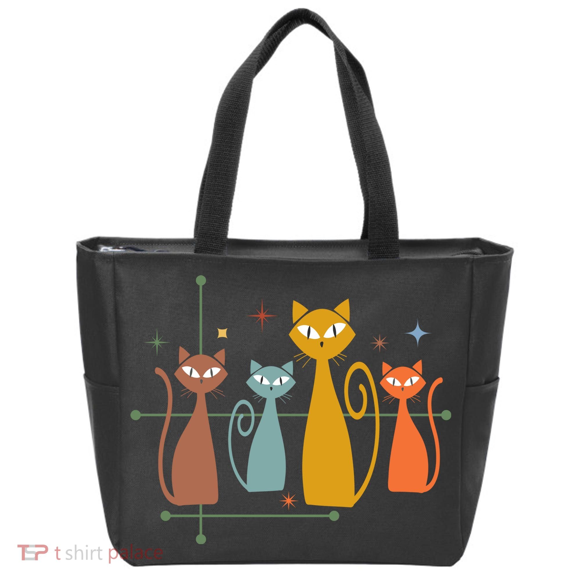 Century Cat Retro Cool Tote Bag