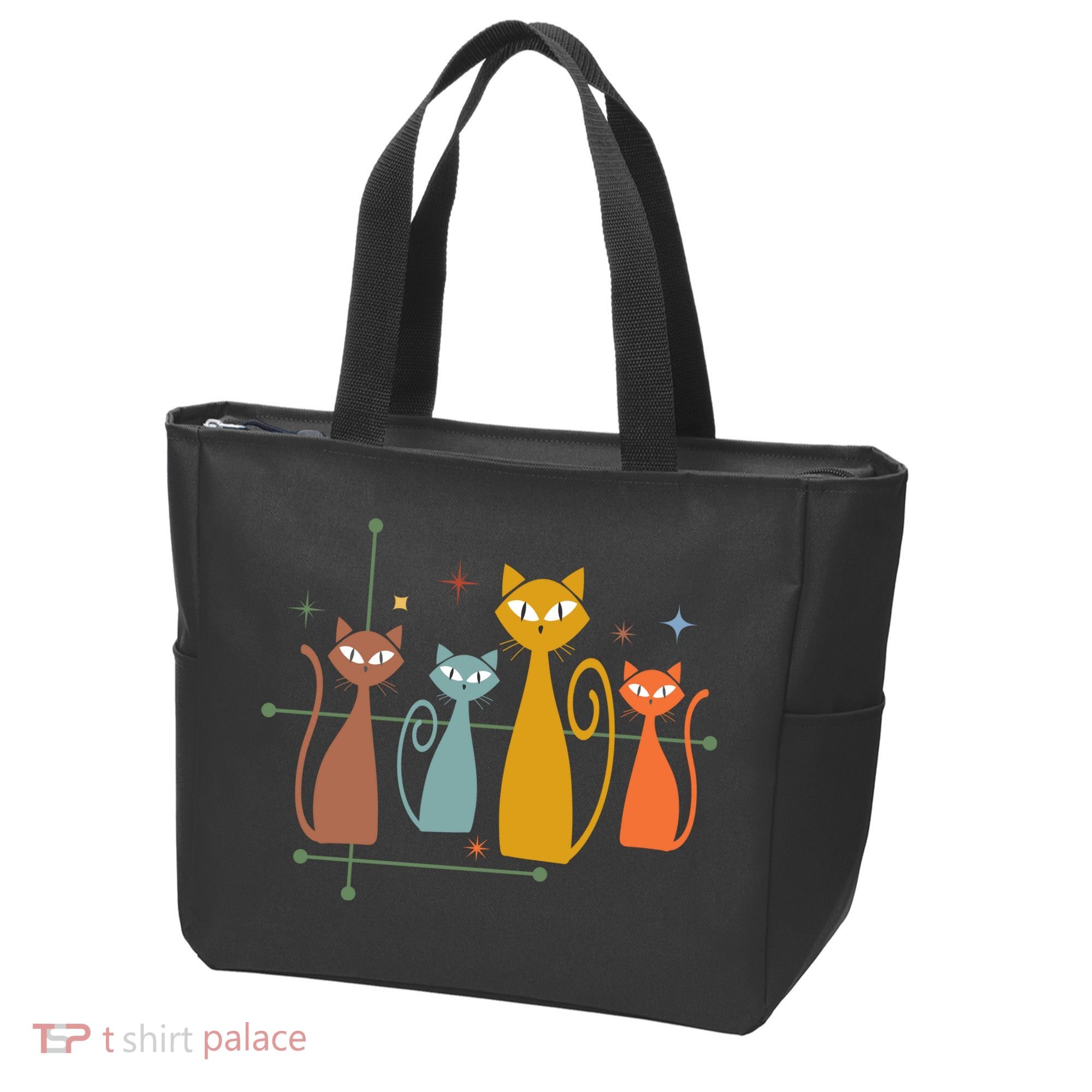 Century Cat Retro Cool Tote Bag