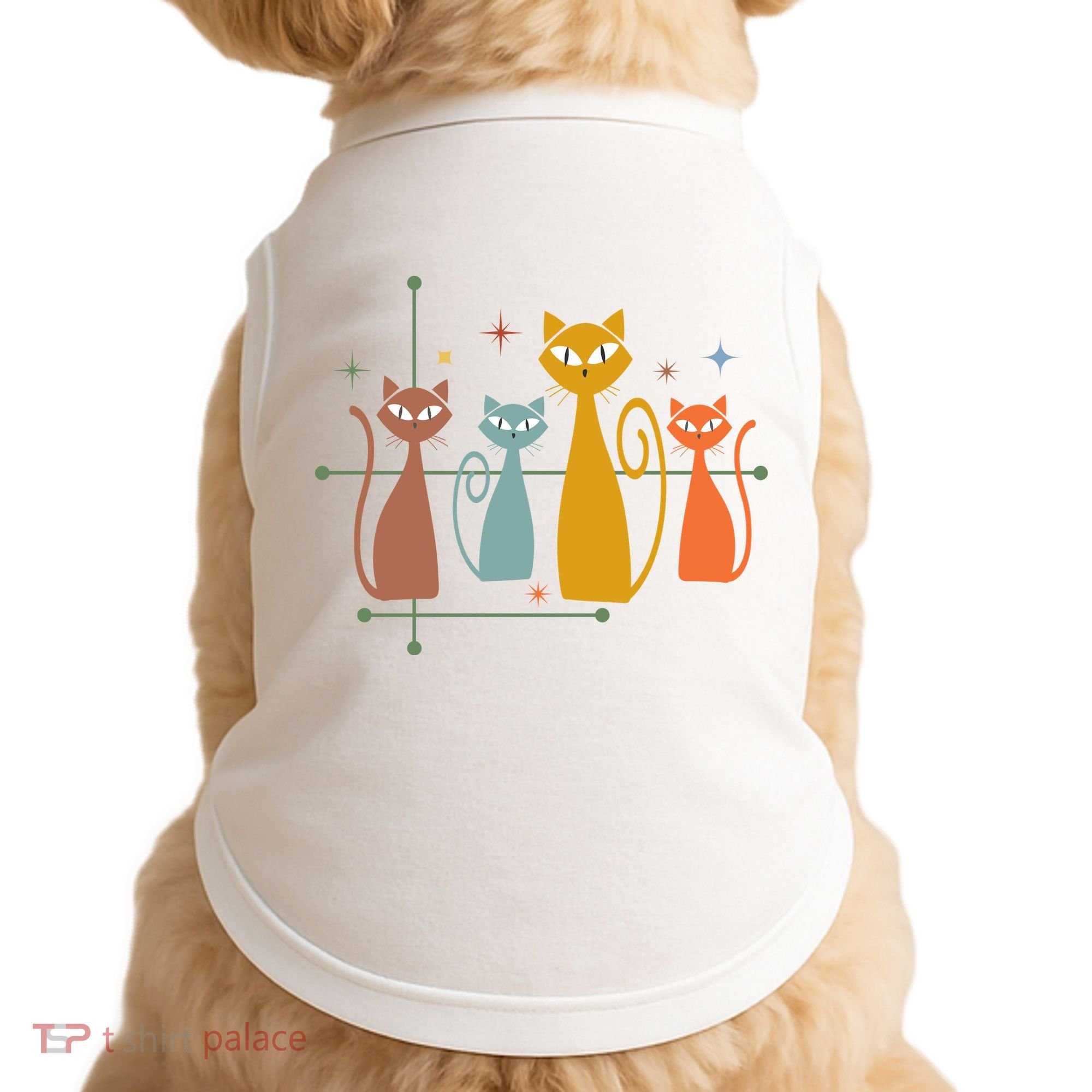 Century Cat Retro Cool Doggie Tank