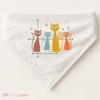 Century Cat Retro Cool USA-Made Doggie Bandana thumb 0