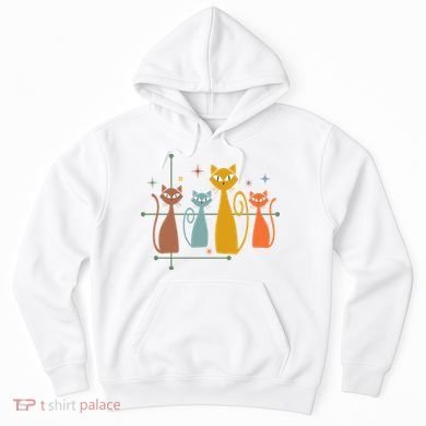 Century Cat Retro Cool Hoodie
