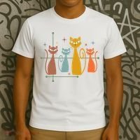 Century Cat Retro Cool T-Shirt thumb 3