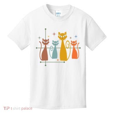 Century Cat Retro Cool Kids T-Shirt