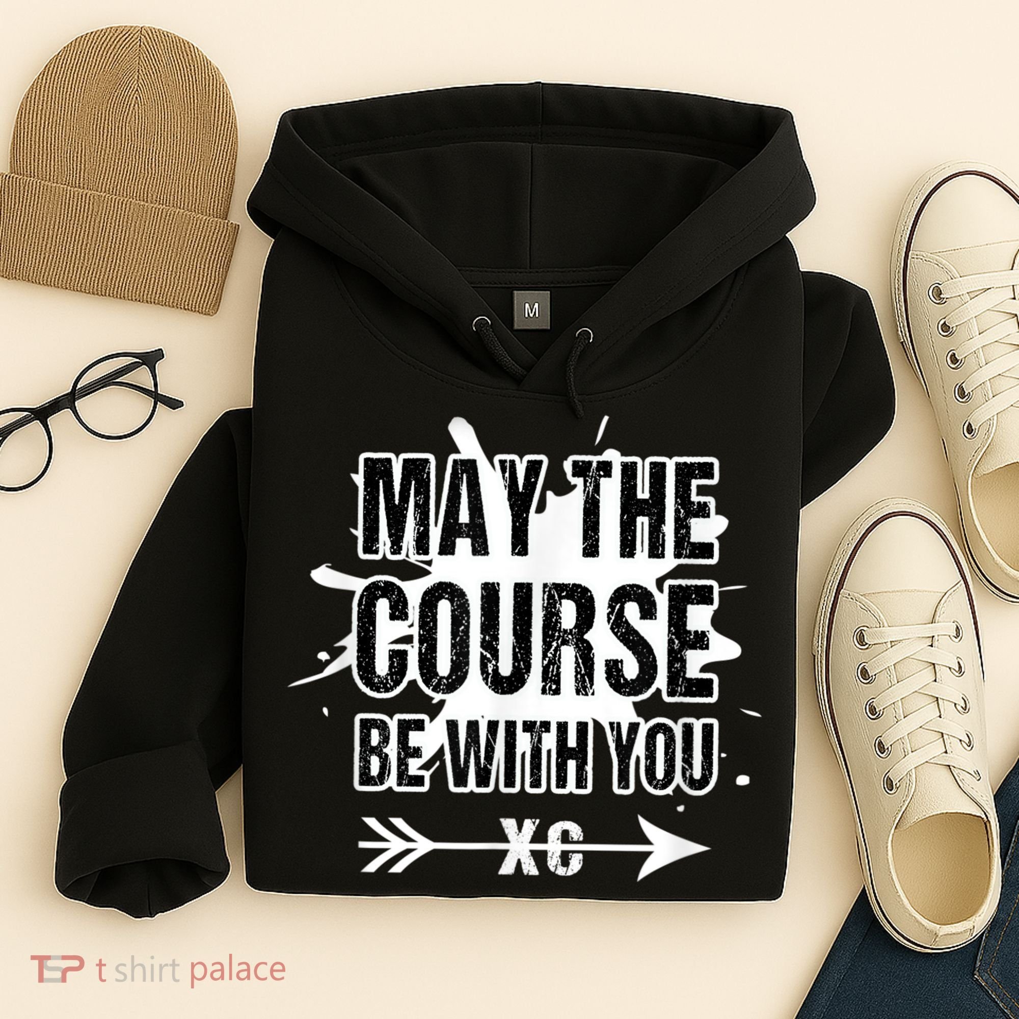 Cross Country Runner May The Course Be With You Hoodie