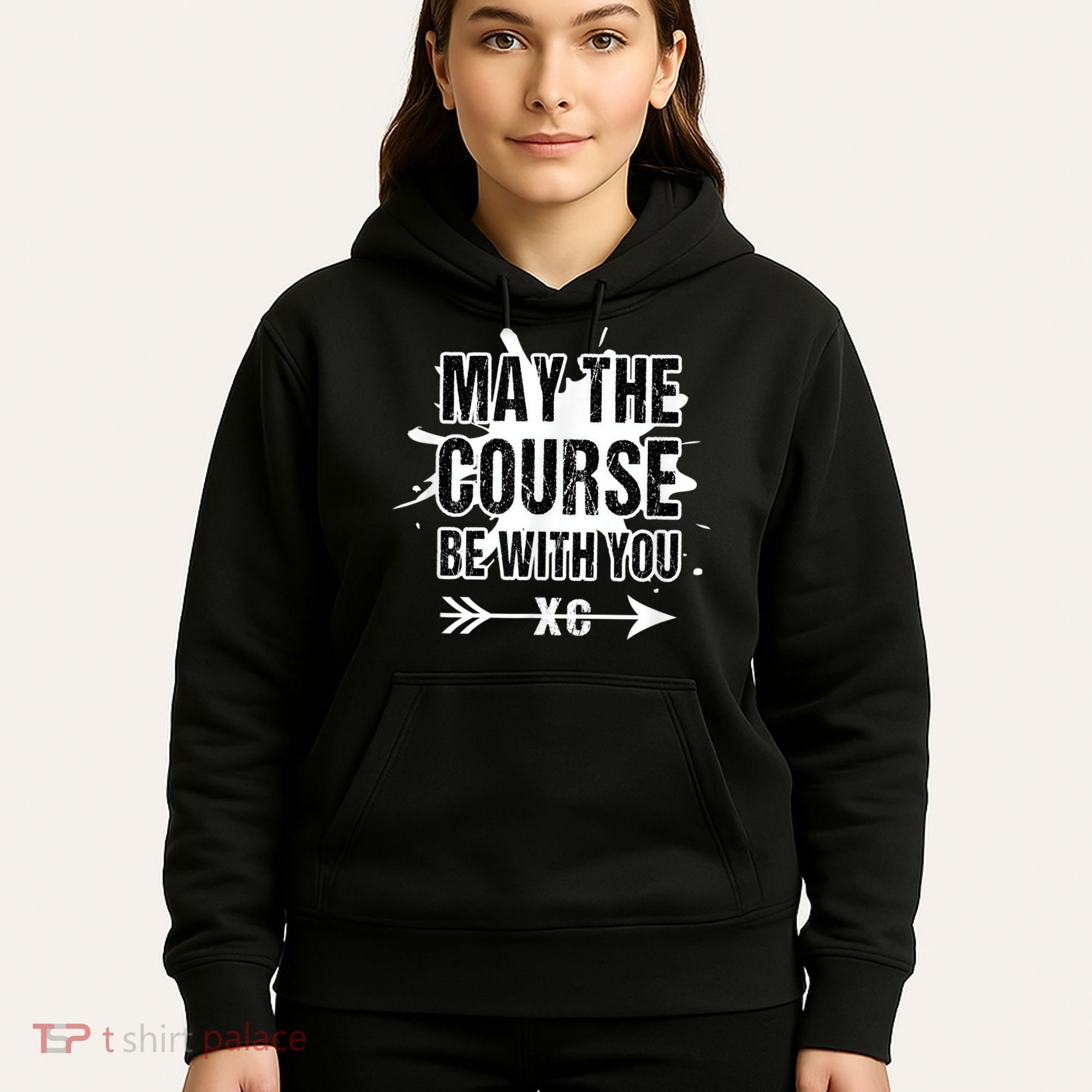 Cross Country Runner May The Course Be With You Hoodie