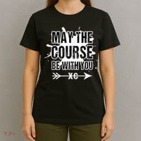 Cross Country Runner May The Course Be With You T-Shirt thumb 4