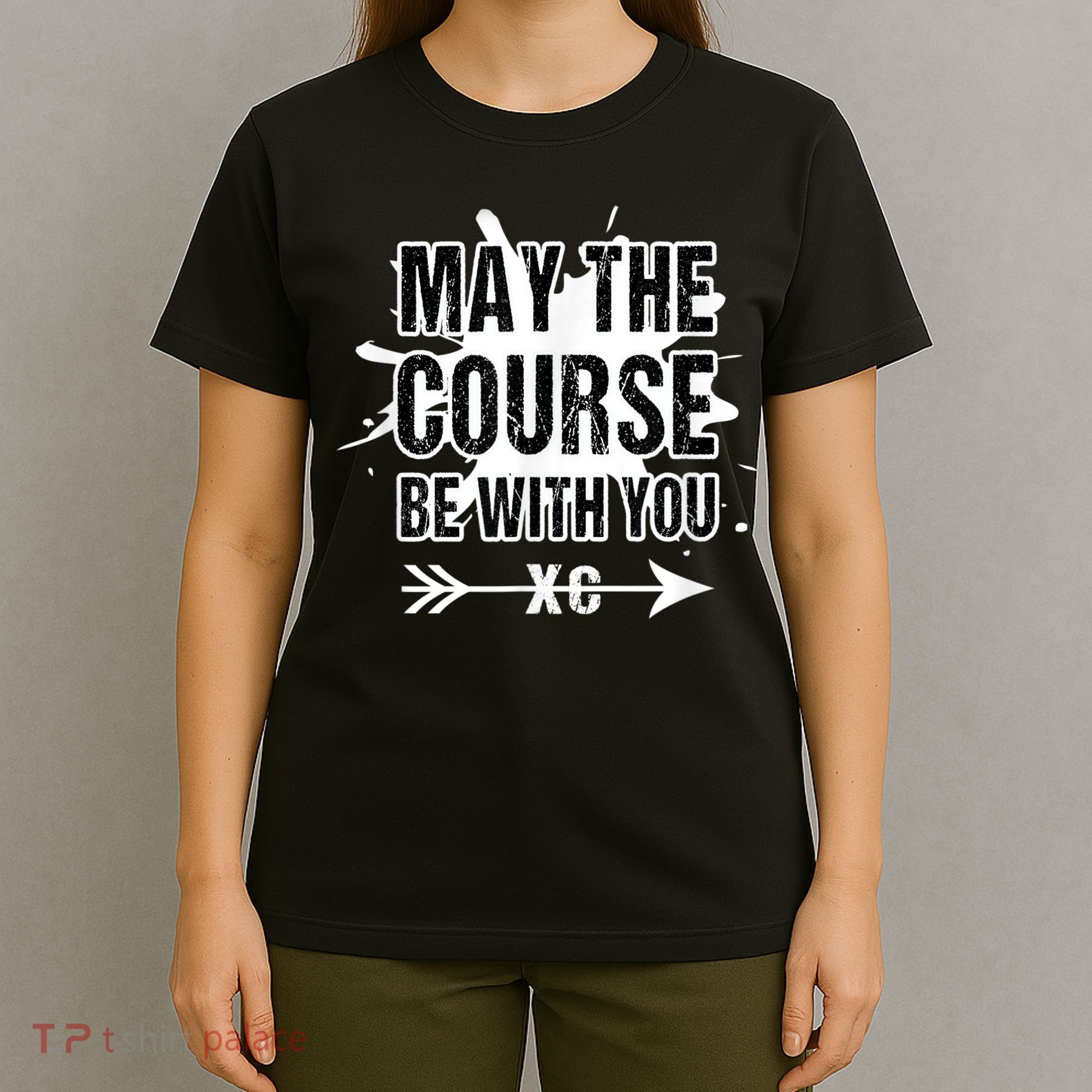 Cross Country Runner May The Course Be With You T-Shirt
