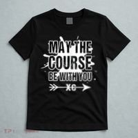 Cross Country Runner May The Course Be With You T-Shirt thumb 5