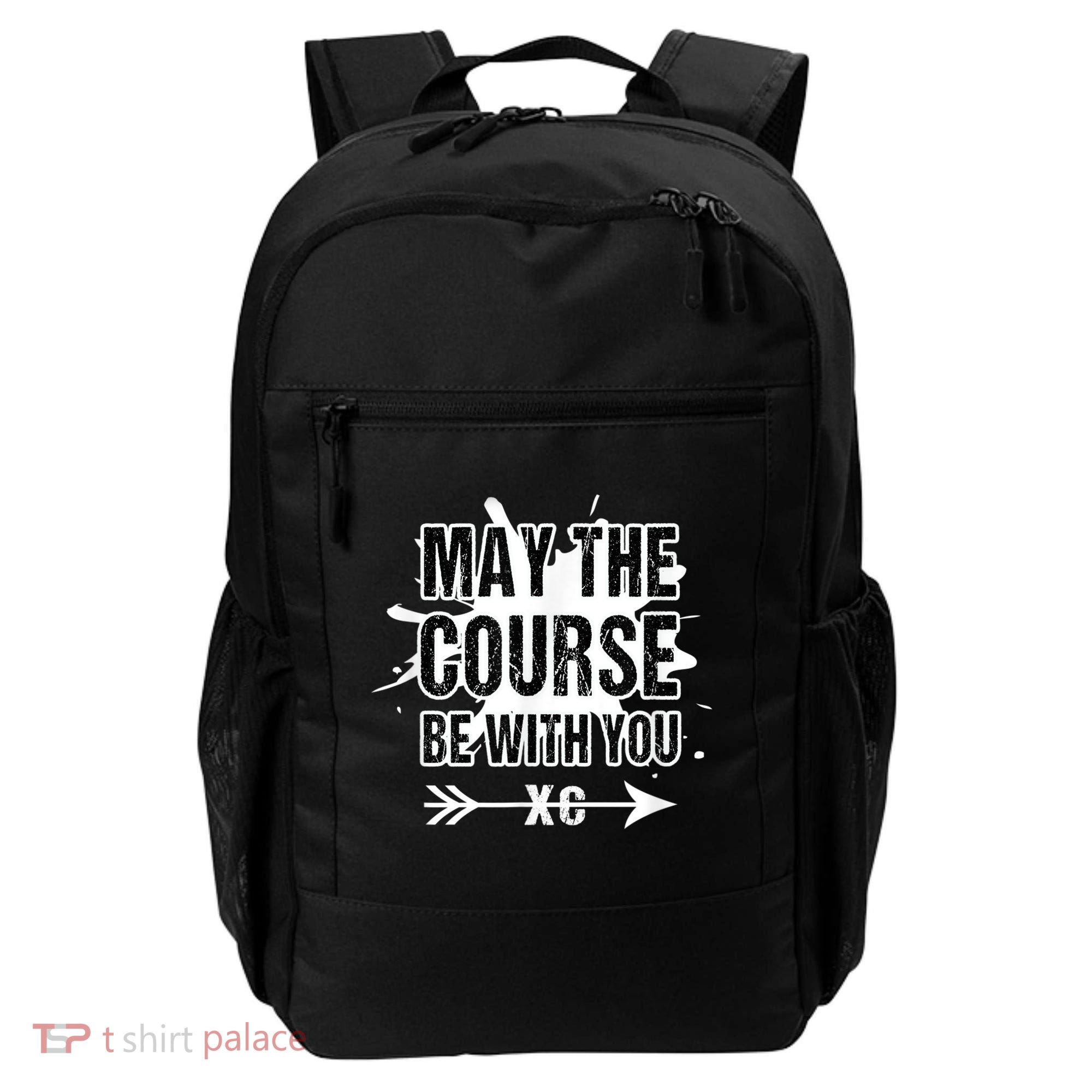 Cross Country Runner May The Course Be With You Backpack