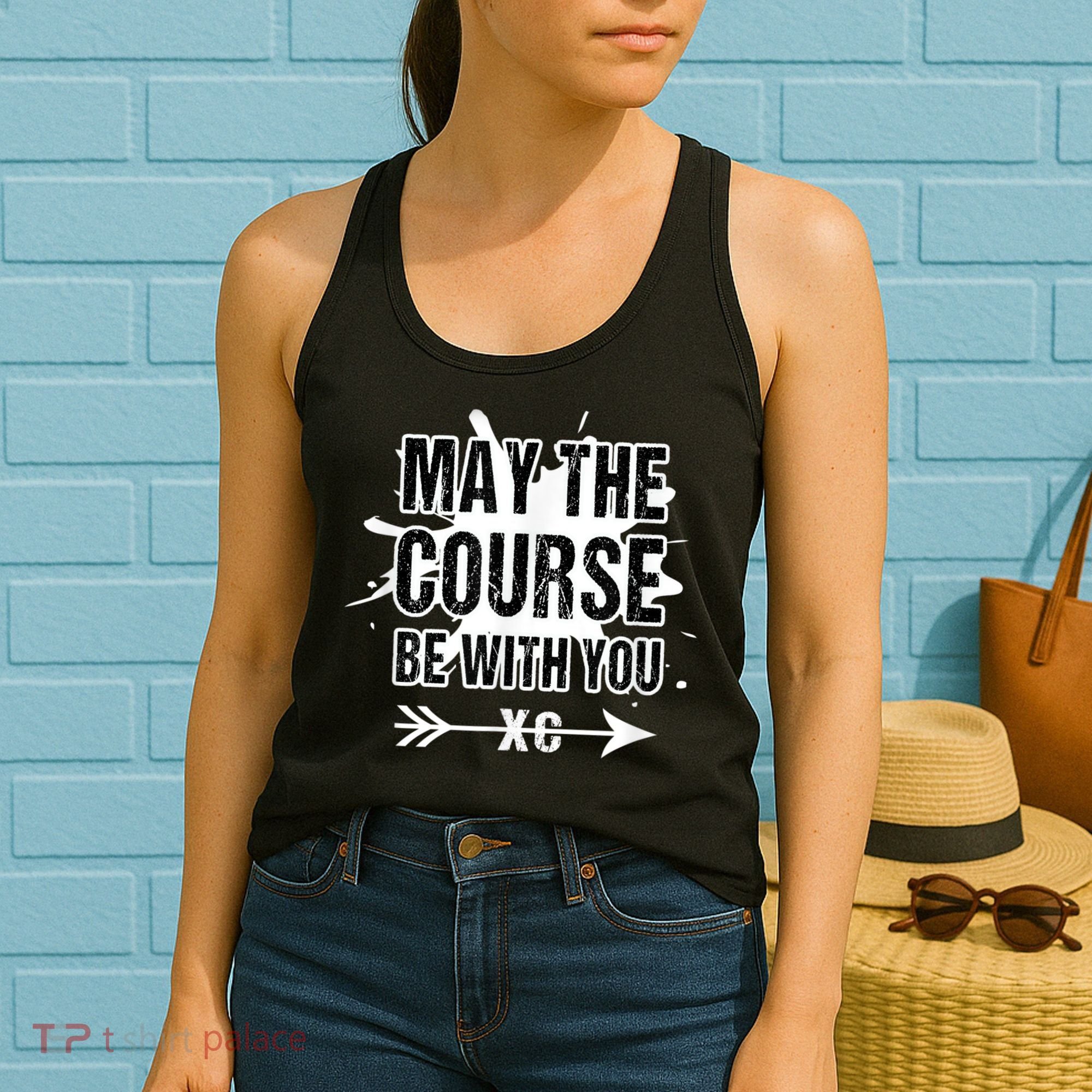 Cross Country Runner May The Course Be With You Women's Tank Top