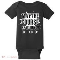 Cross Country Runner May The Course Be With You Baby Bodysuit thumb 0