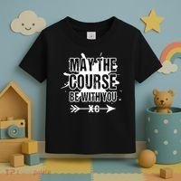 Cross Country Runner May The Course Be With You Toddler T-Shirt thumb 3