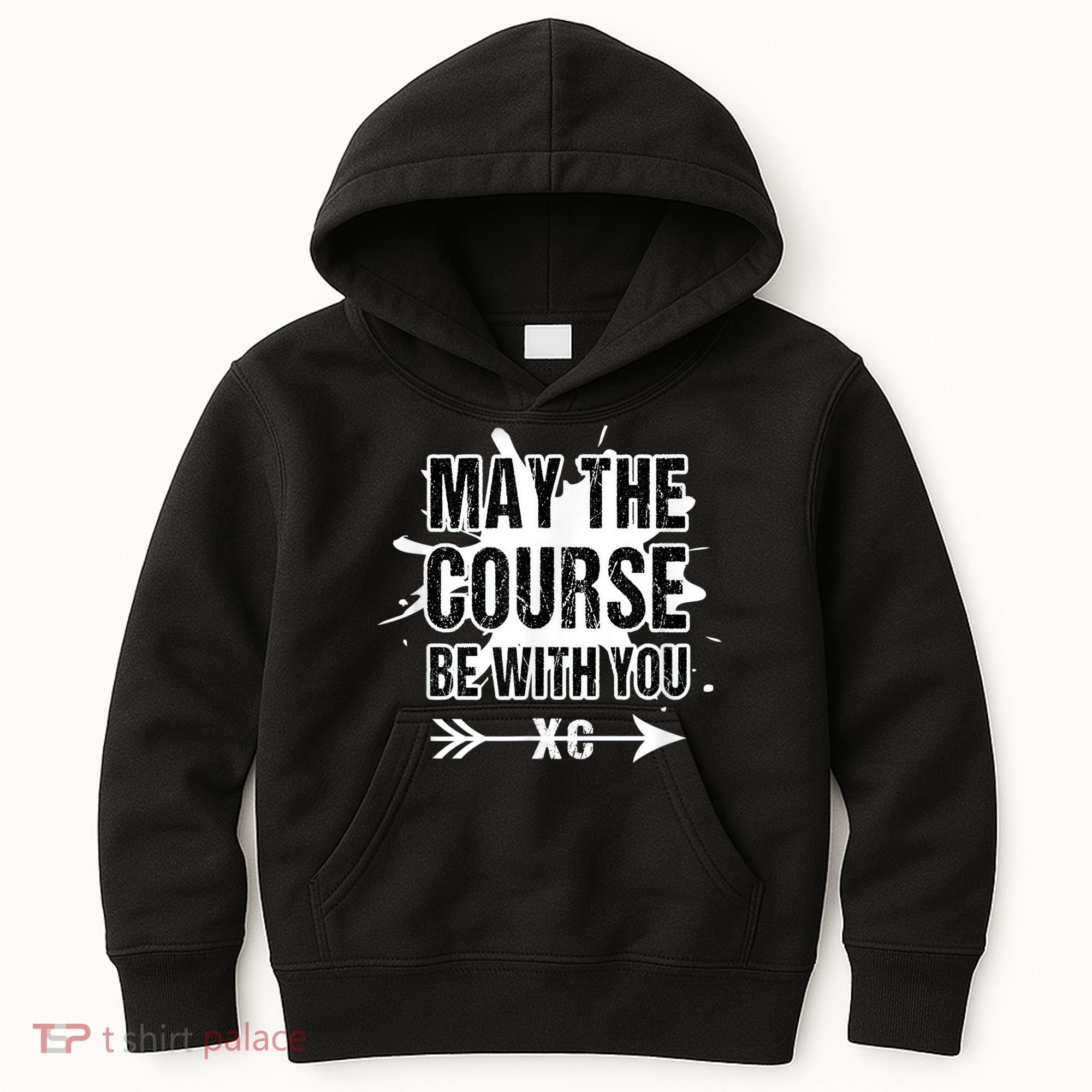 Cross Country Runner May The Course Be With You Kids Hoodie