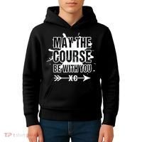 Cross Country Runner May The Course Be With You Kids Hoodie thumb 4