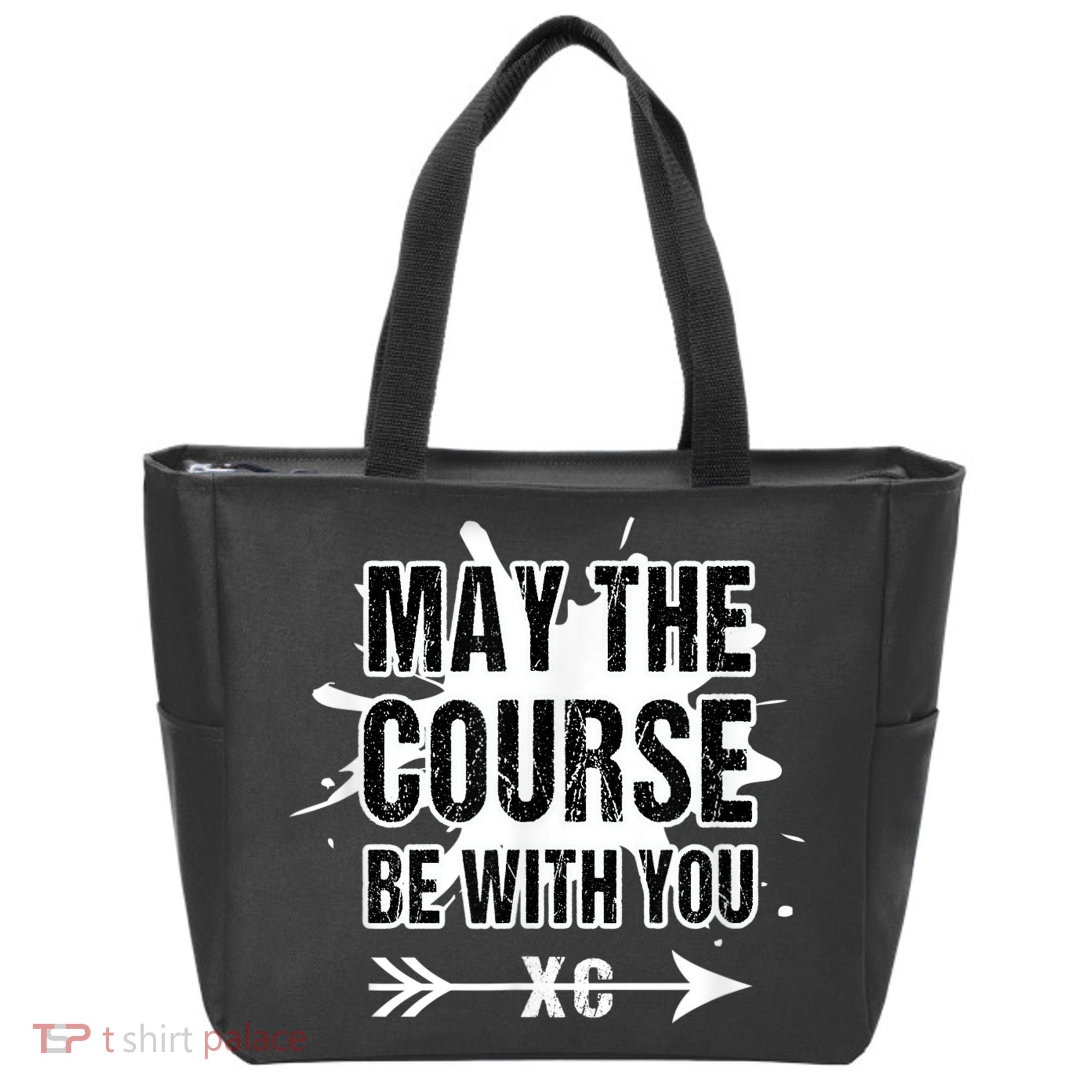 Cross Country Runner May The Course Be With You Tote Bag