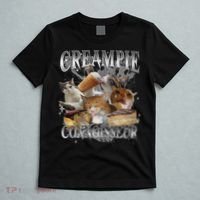 Creampie Connoisseur Raunchy Funny Cat Meme Adult Humor T-Shirt thumb 5