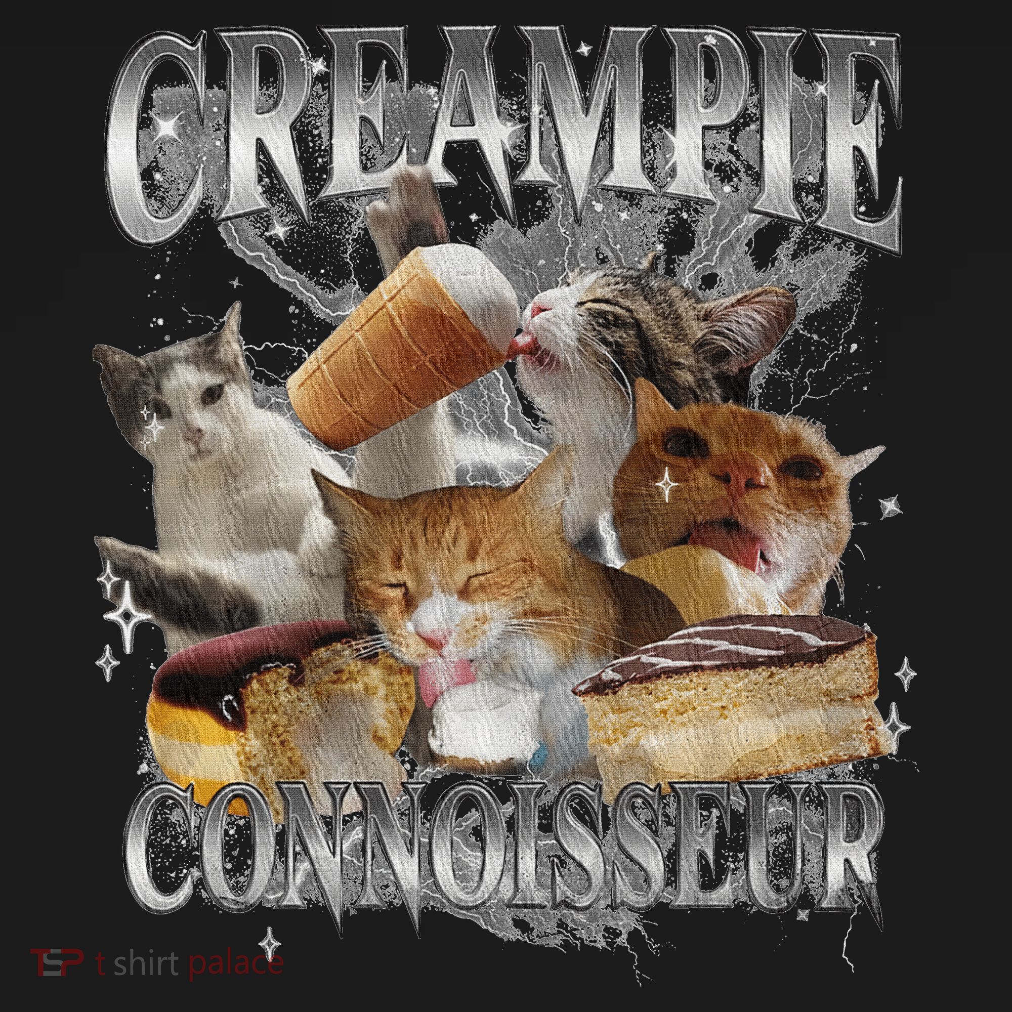 Creampie Connoisseur Raunchy Funny Cat Meme Adult Humor Women's Hoodie