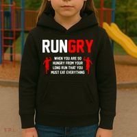 Cross Country Running XC Run Runner Kids Hoodie thumb 3