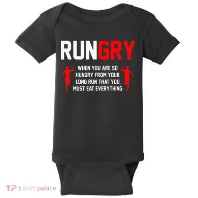 Cross Country Running XC Run Runner Baby Bodysuit