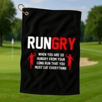 Cross Country Running XC Run Runner Golf Towel thumb 1