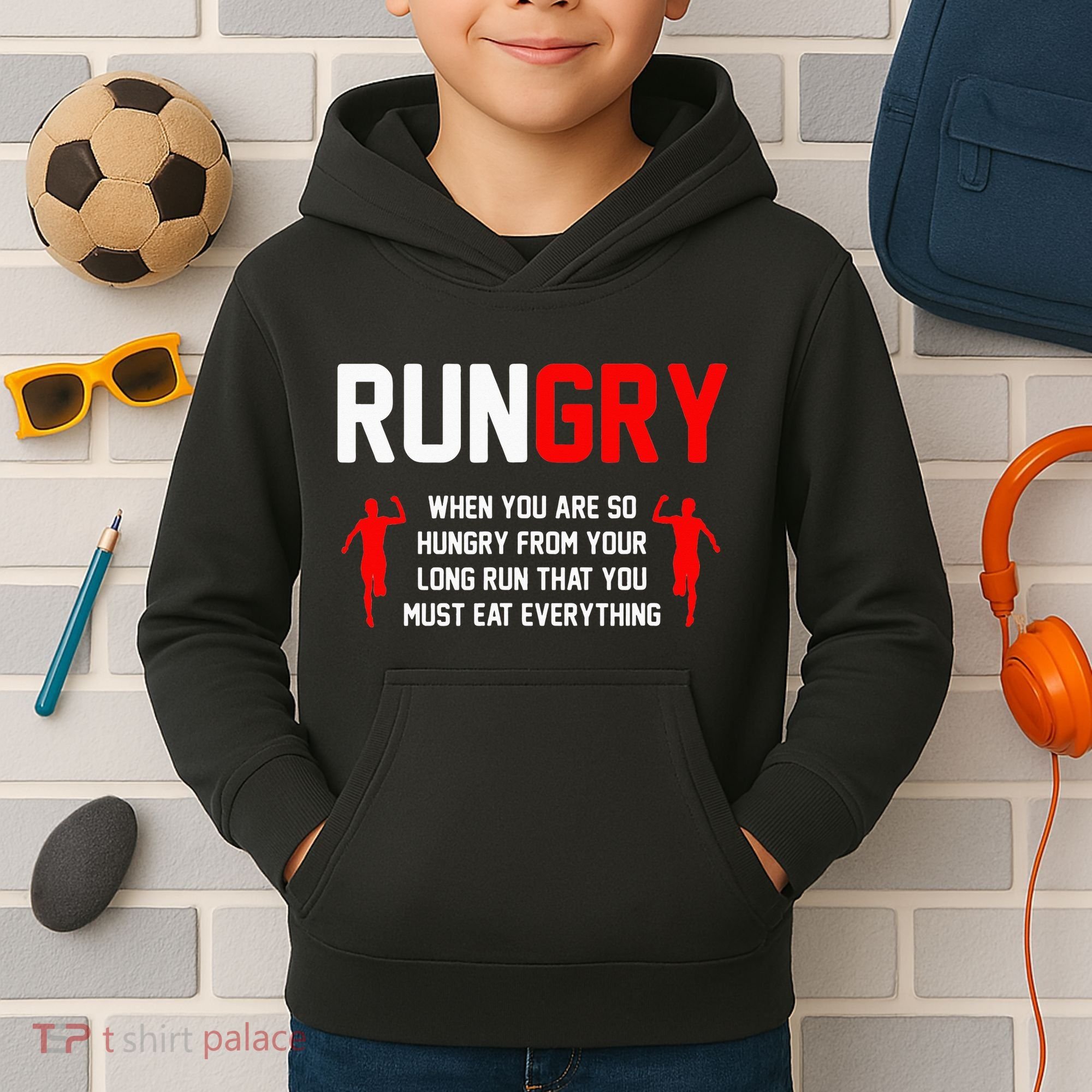 Cross Country Running XC Run Runner Kids Hoodie