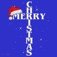 Christian Christmas Santa Hat Jesus Cross And Snow Tank Top thumb 6