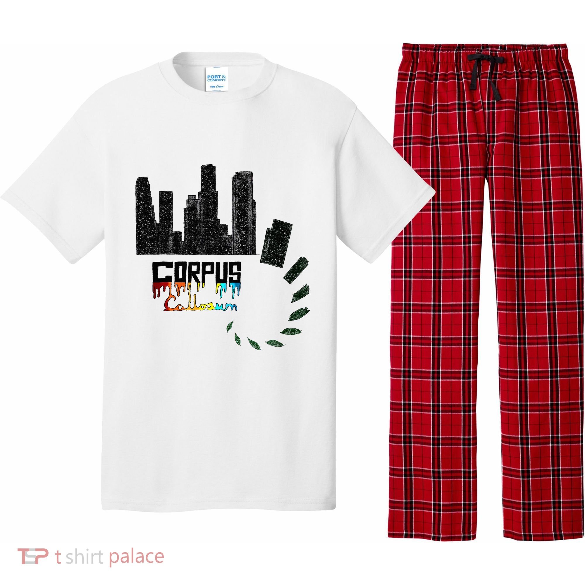 Corpus Callosum Science And Art Novelty Pajama Set