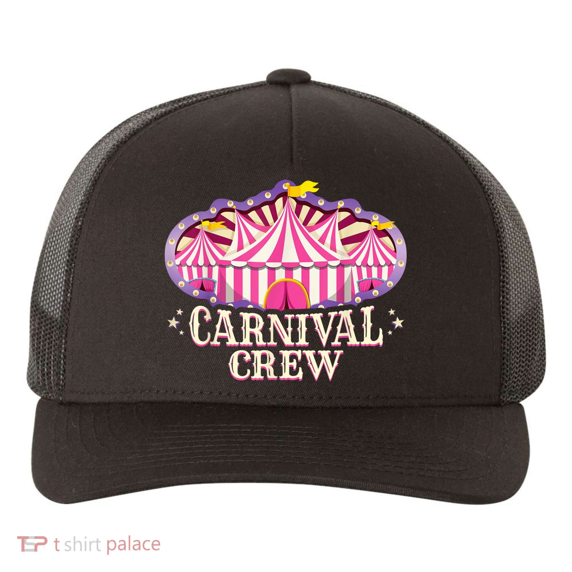 Carnival Crew Shirts Carnival Shirts Carnival Yupoong Adult 5-Panel Trucker Hat