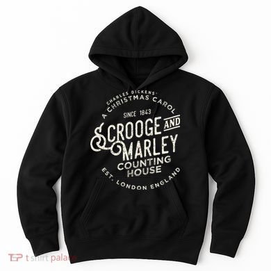 Christmas Carol Scrooge & Marley Holiday Design Tradition Hoodie