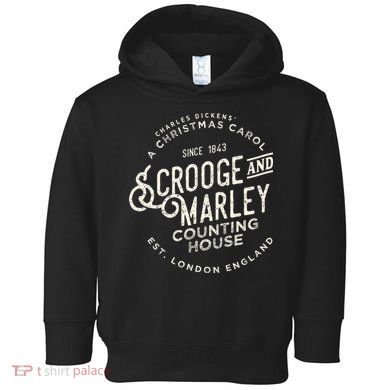 Christmas Carol Scrooge & Marley Holiday Design Tradition Toddler Hoodie