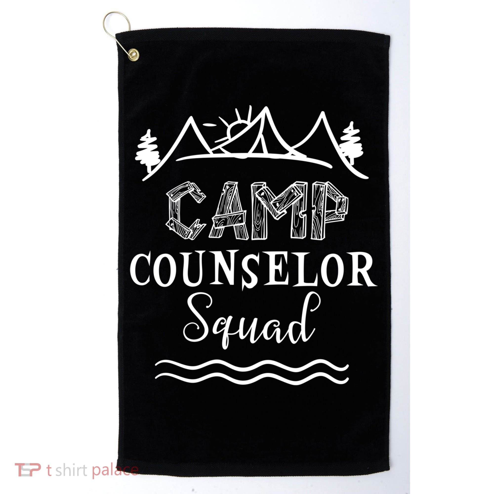 Camp Counselor Squad Gift Idea For Summer Camp Counselors Cool Gift Golf Towel