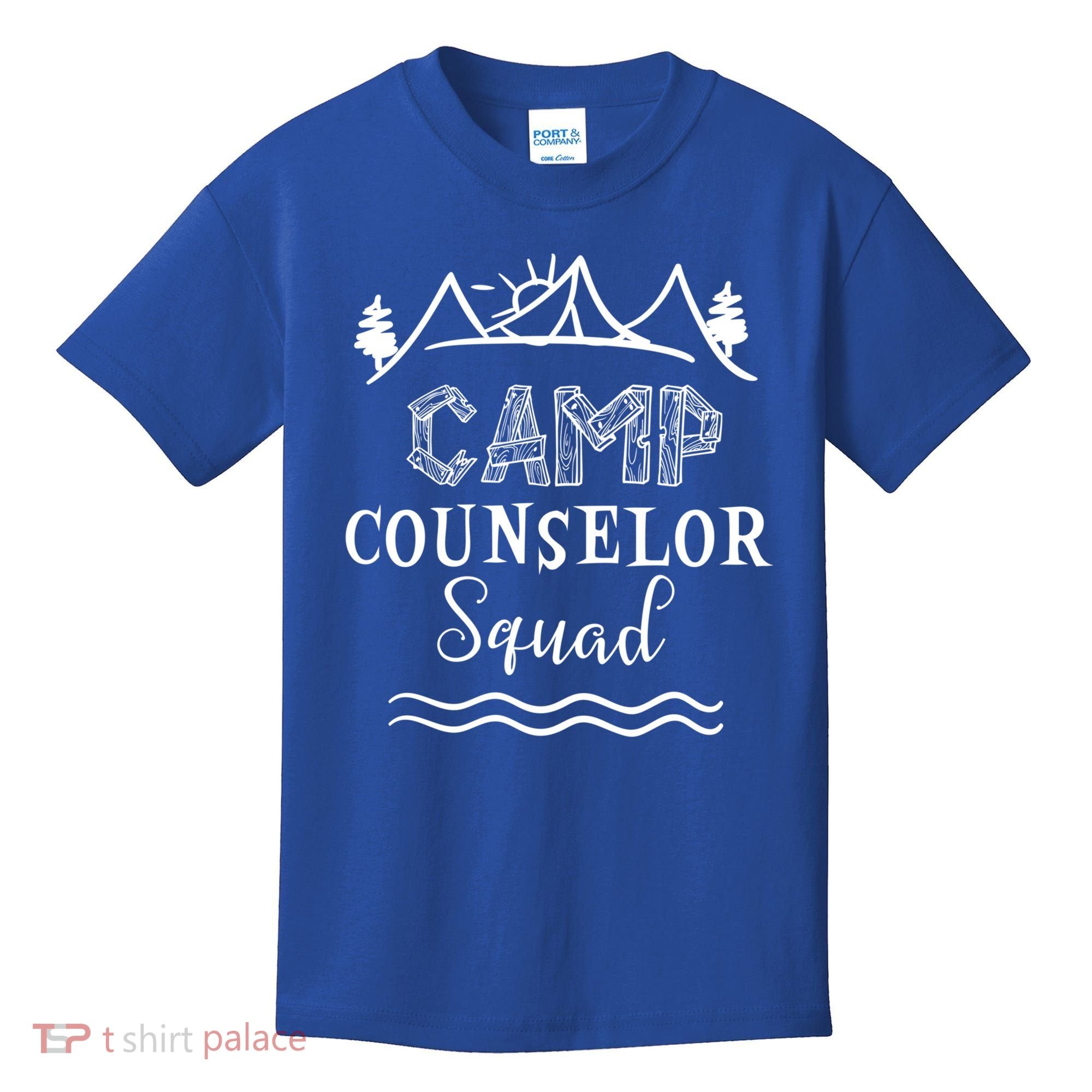 Camp Counselor Squad Gift Idea For Summer Camp Counselors Cool Gift Kids T-Shirt