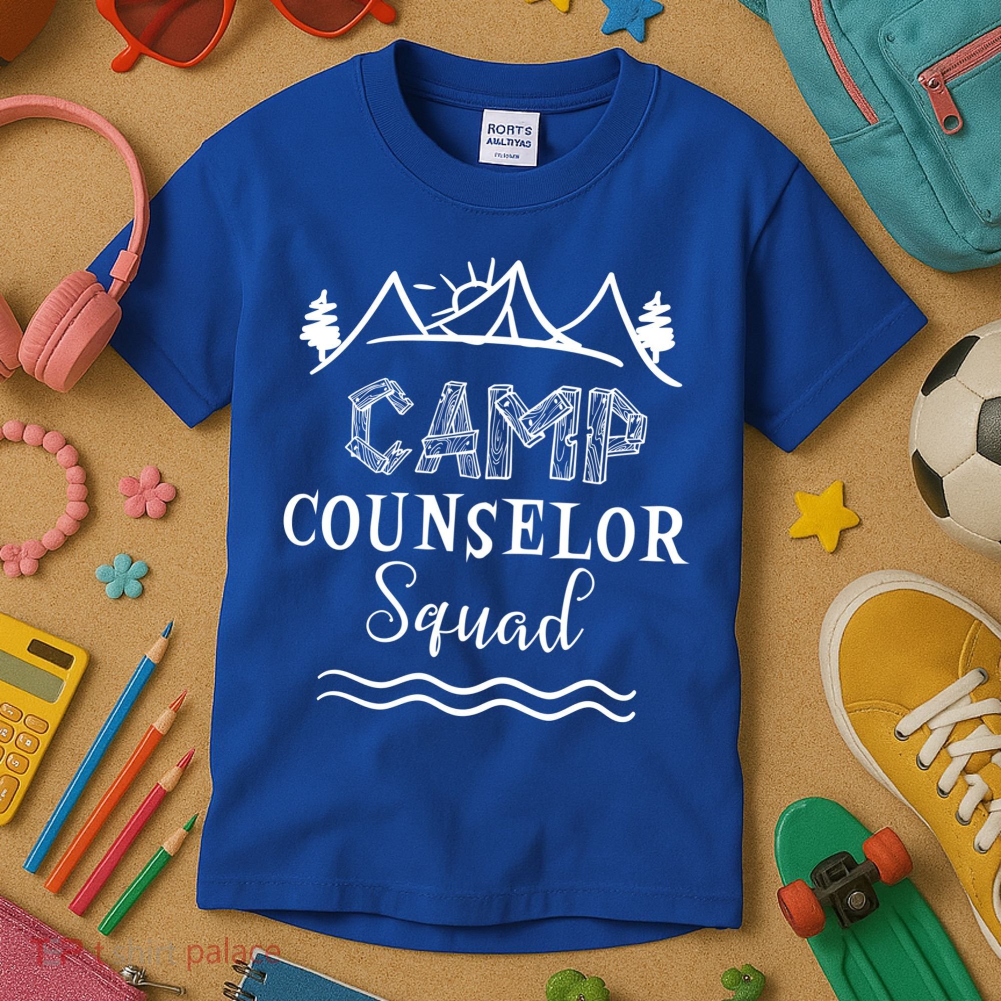 Camp Counselor Squad Gift Idea For Summer Camp Counselors Cool Gift Kids T-Shirt