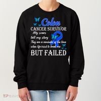 Colon Cancer Survivor My Scars Tell My Story Women's Sweatshirt thumb 0