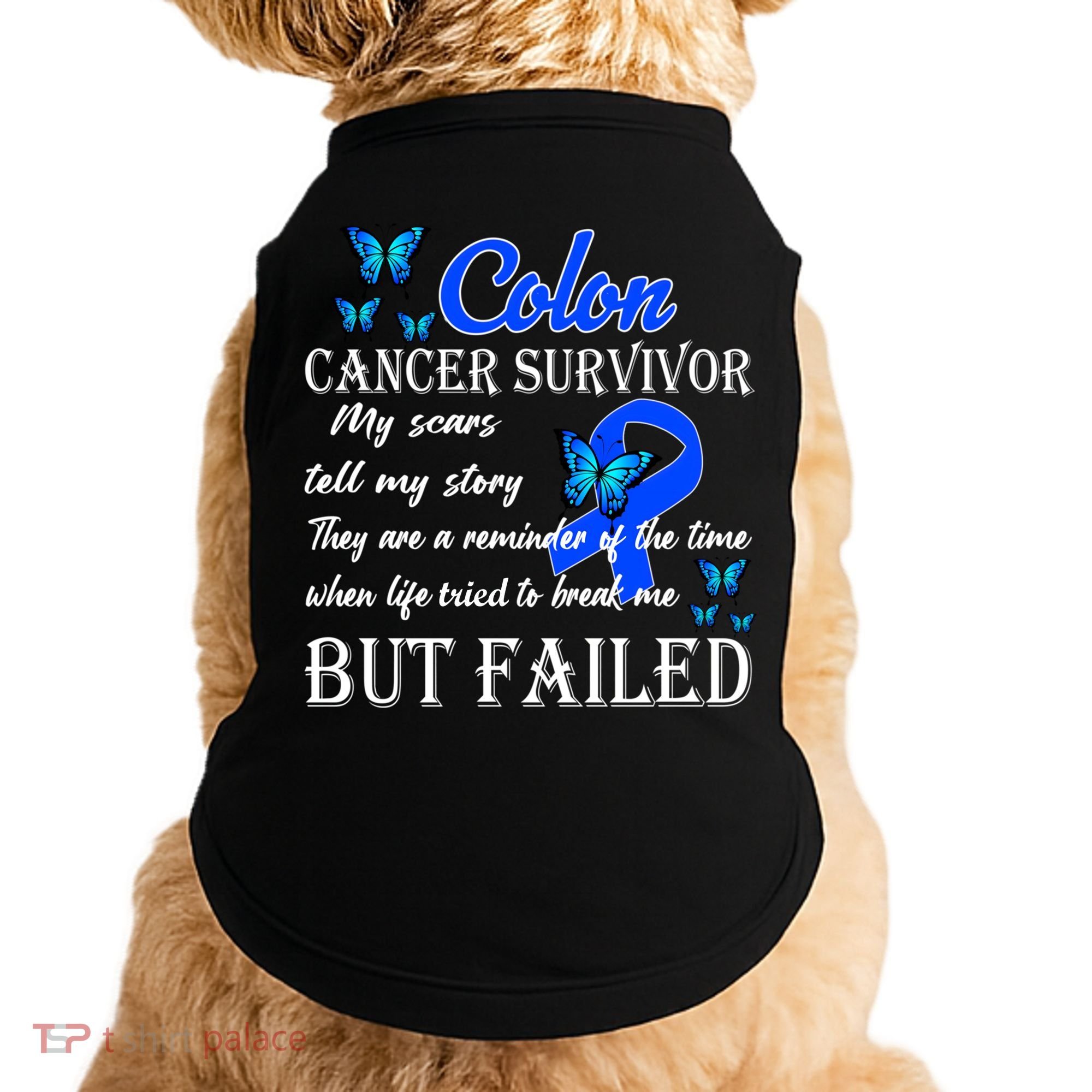 Colon Cancer Survivor My Scars Tell My Story Doggie Tank