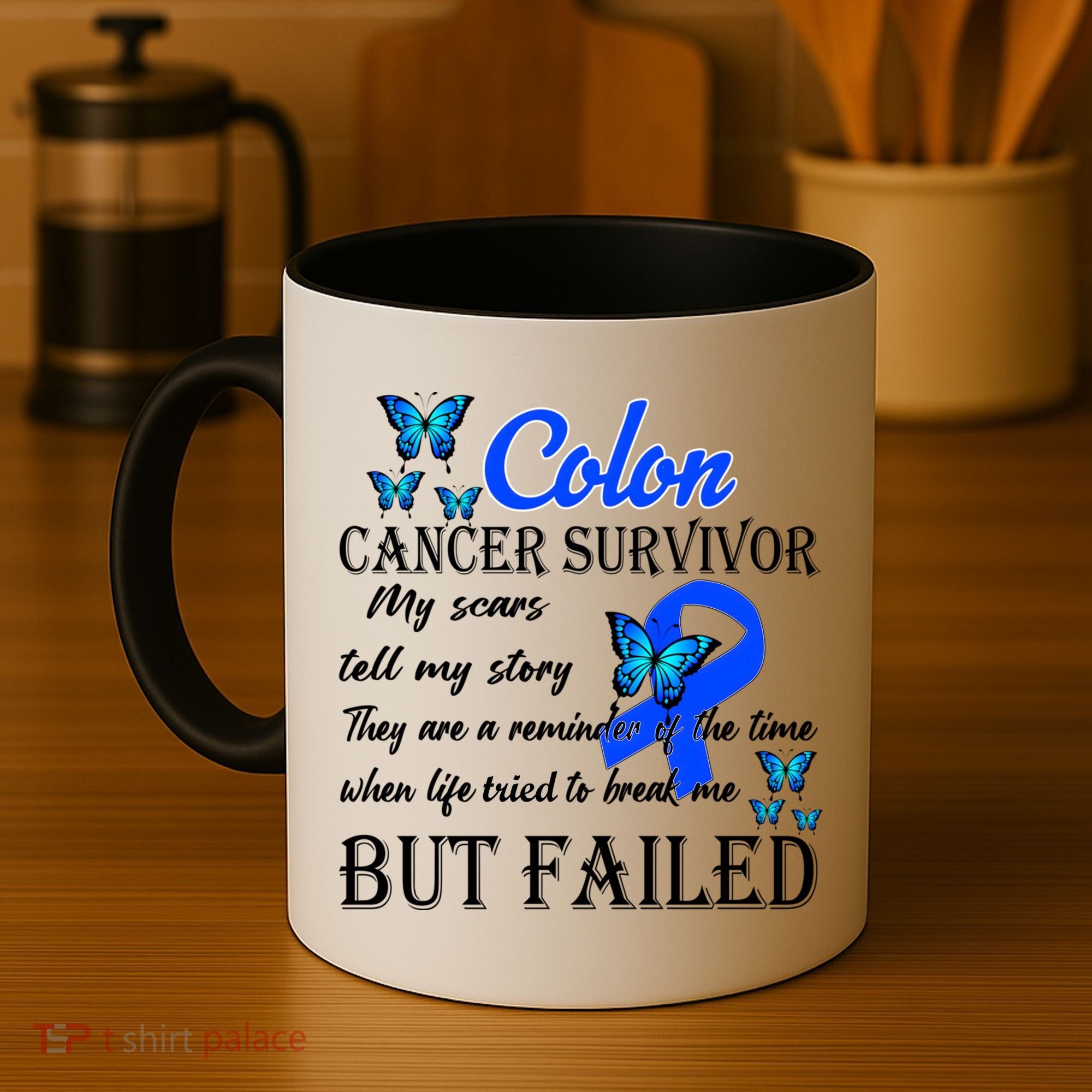 Colon Cancer Survivor My Scars Tell My Story Coffee Mug