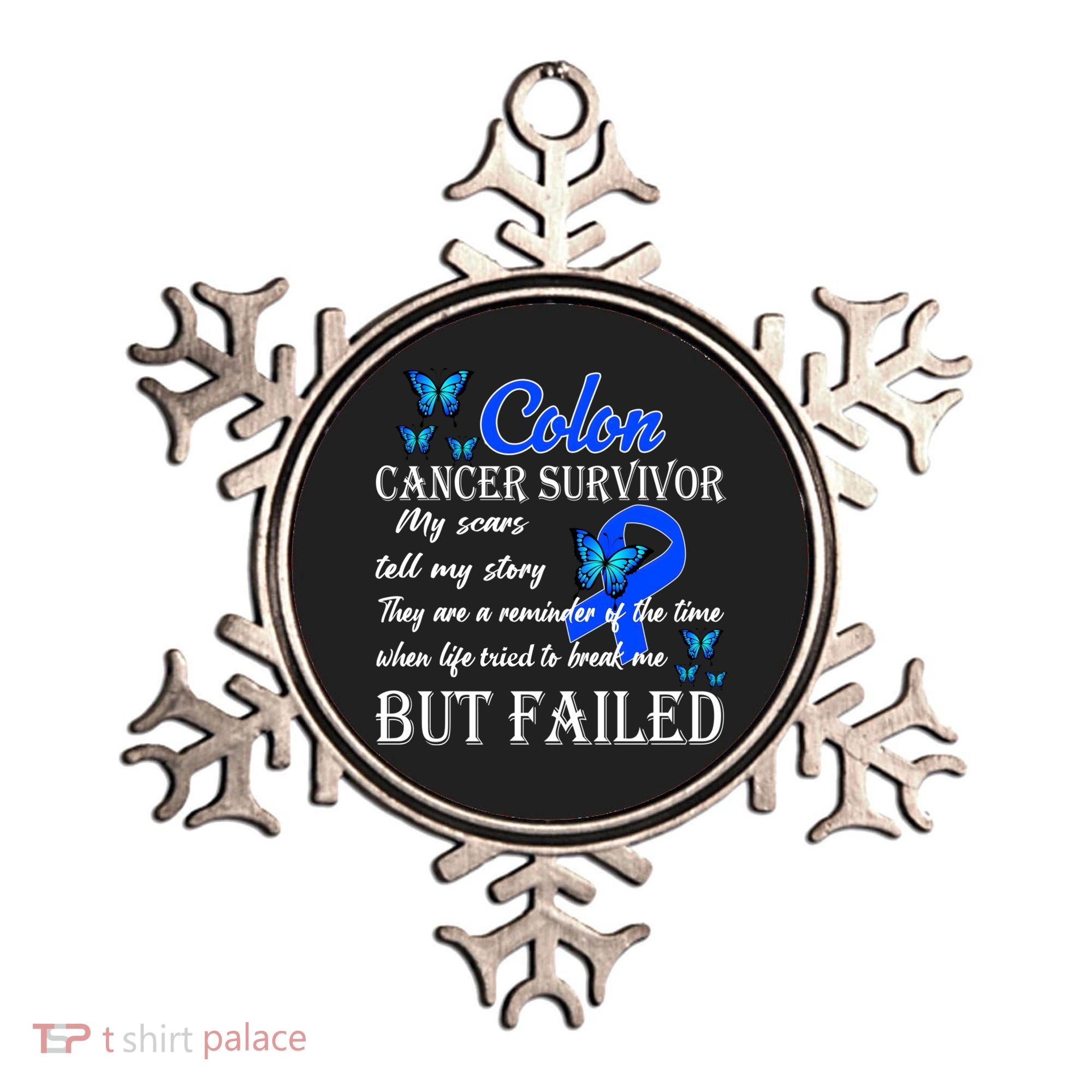 Colon Cancer Survivor My Scars Tell My Story Ornament