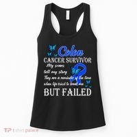 Colon Cancer Survivor My Scars Tell My Story Women's Tank Top thumb 0