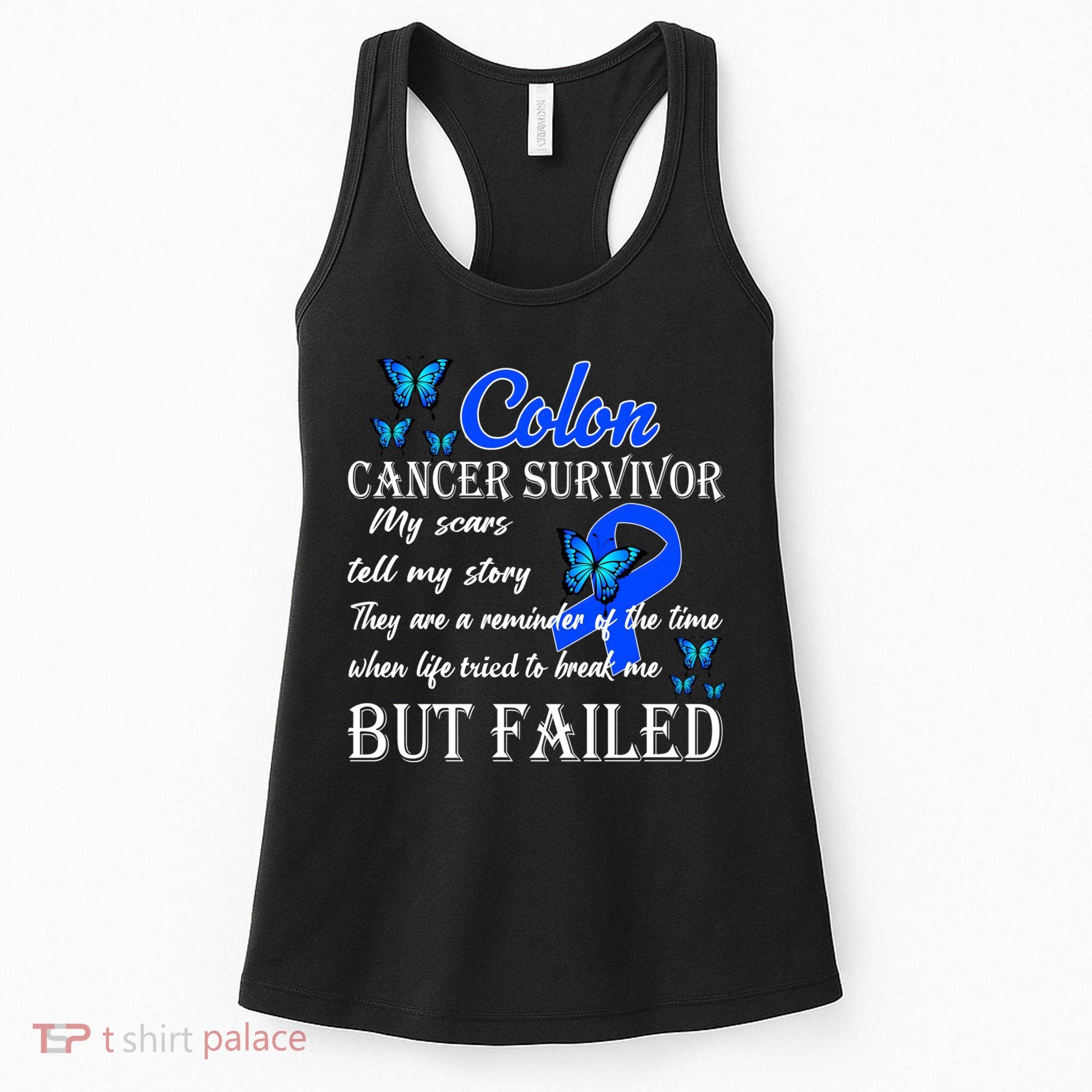 Colon Cancer Survivor My Scars Tell My Story Women's Tank Top
