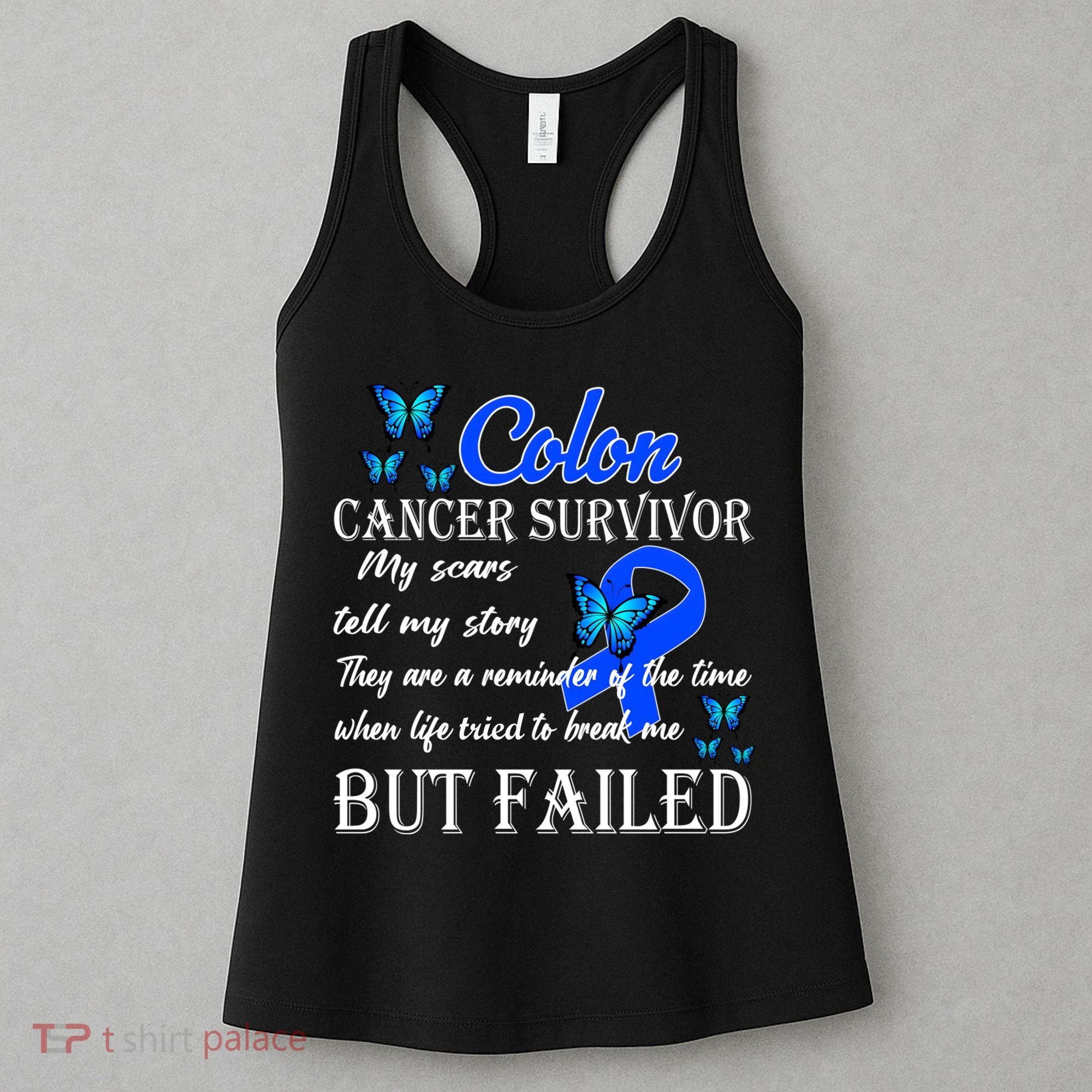 Colon Cancer Survivor My Scars Tell My Story Women's Tank Top