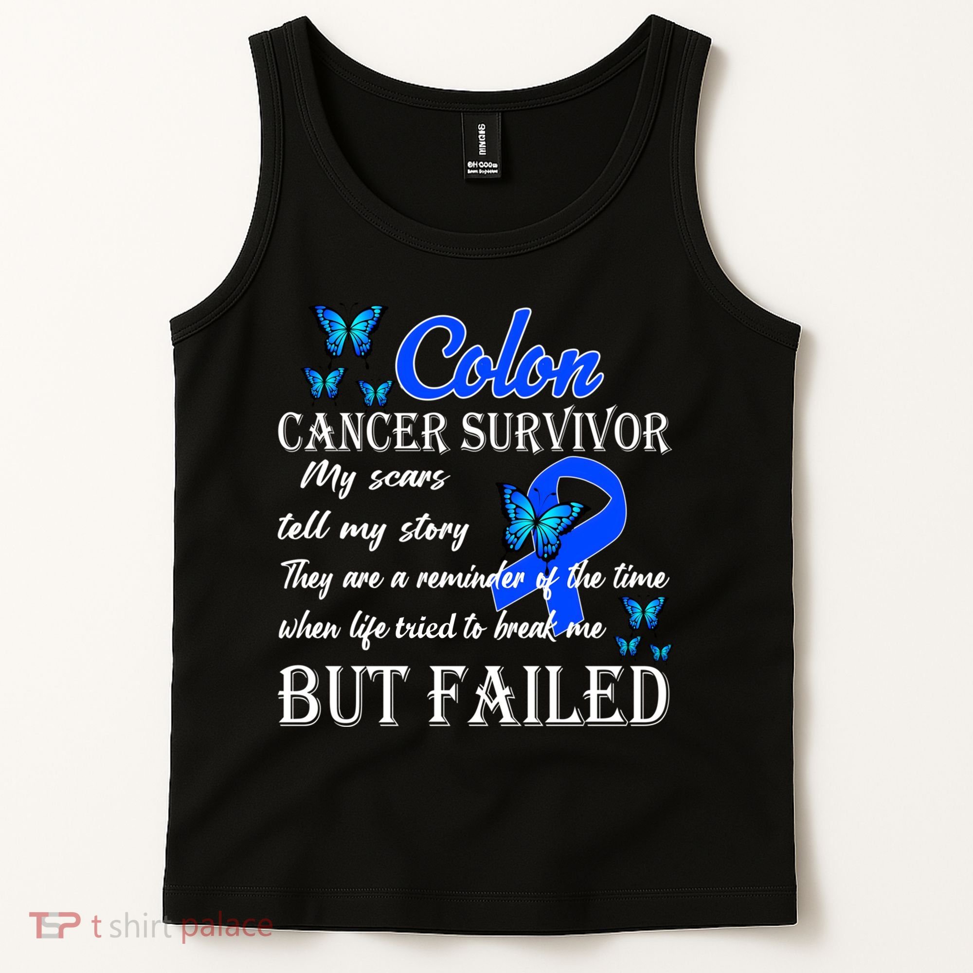 Colon Cancer Survivor My Scars Tell My Story Tank Top