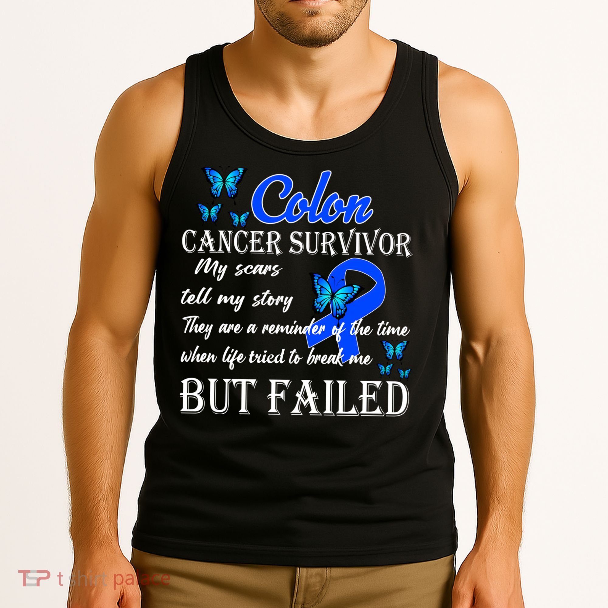 Colon Cancer Survivor My Scars Tell My Story Tank Top