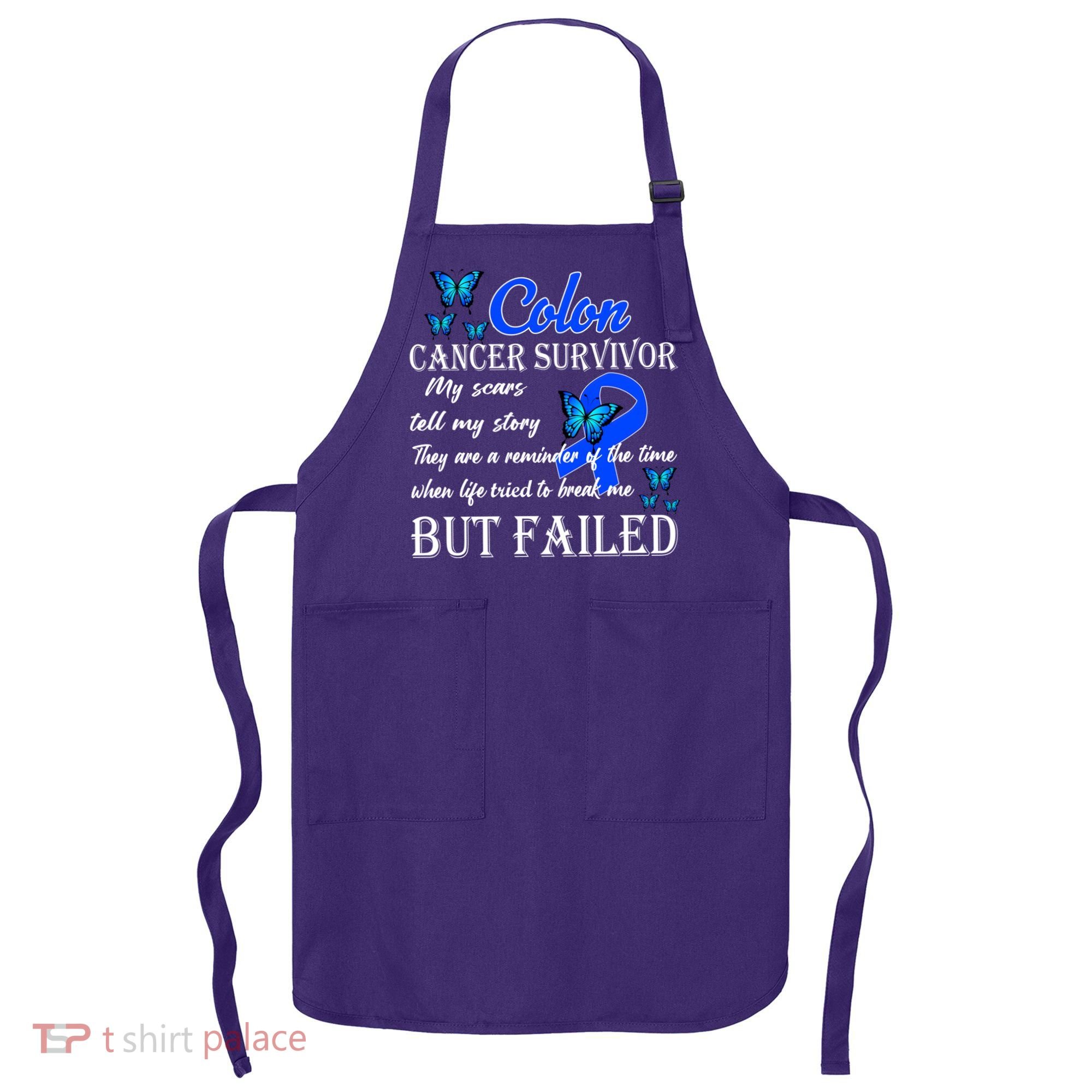 Colon Cancer Survivor My Scars Tell My Story Apron
