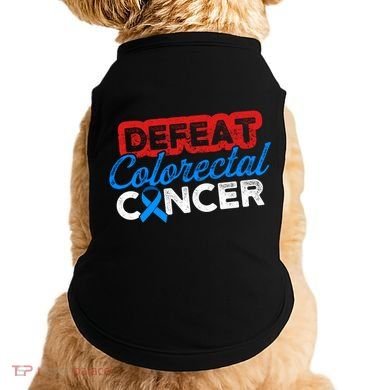 Colorectal Cancer Survivor Defeat Crc Warrior Gift Doggie Tank