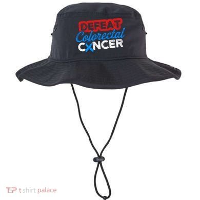 Colorectal Cancer Survivor Defeat Crc Warrior Gift Bucket Hat