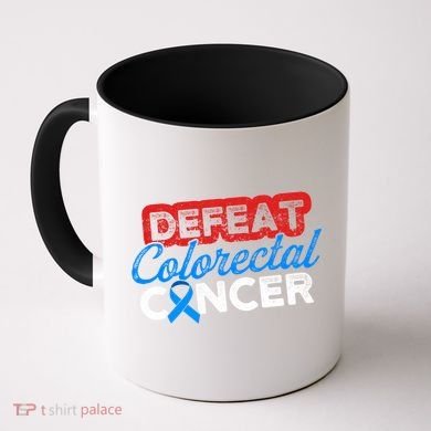 Colorectal Cancer Survivor Defeat Crc Warrior Gift Coffee Mug