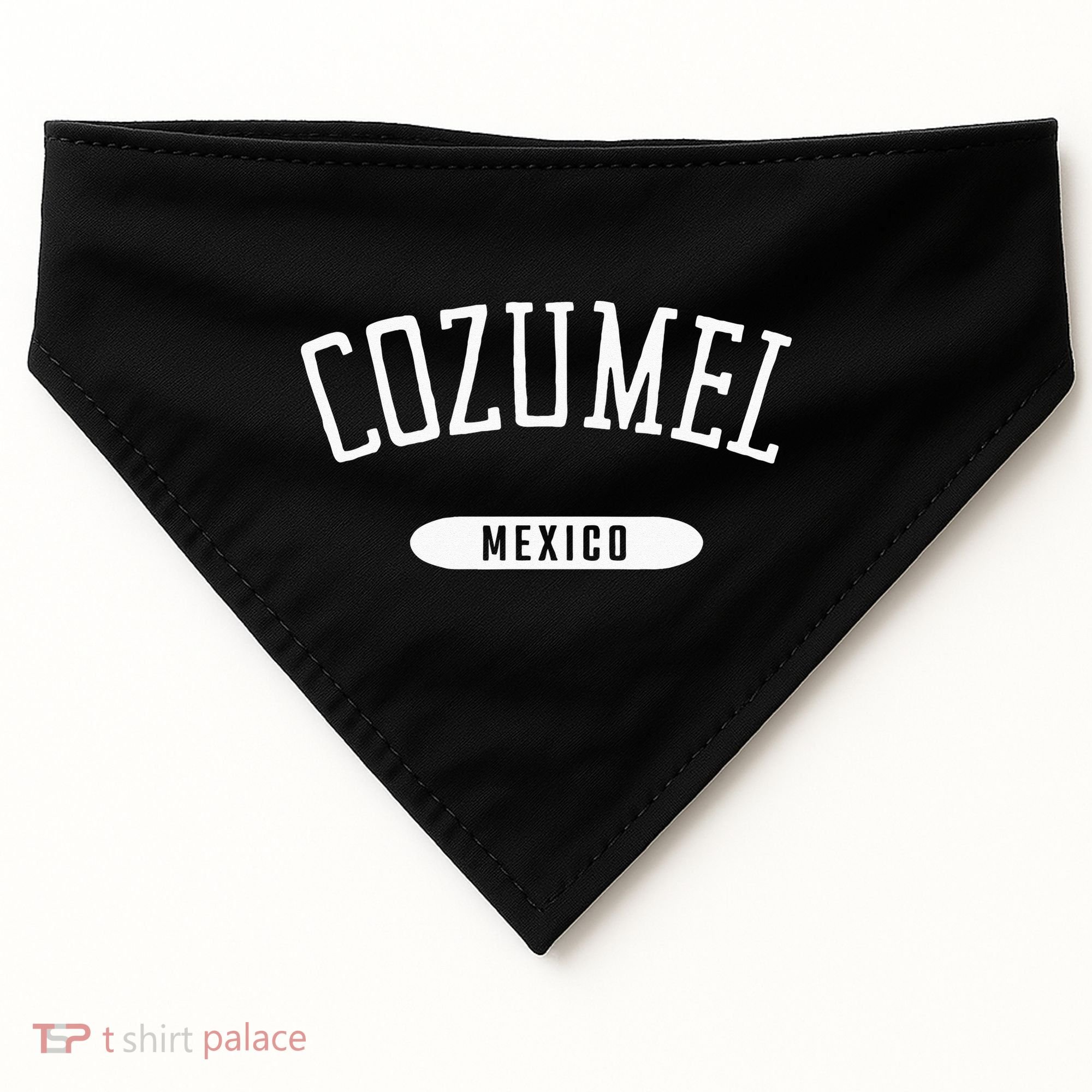 Cozumel Classic Style Cozumel Mexico USA-Made Doggie Bandana
