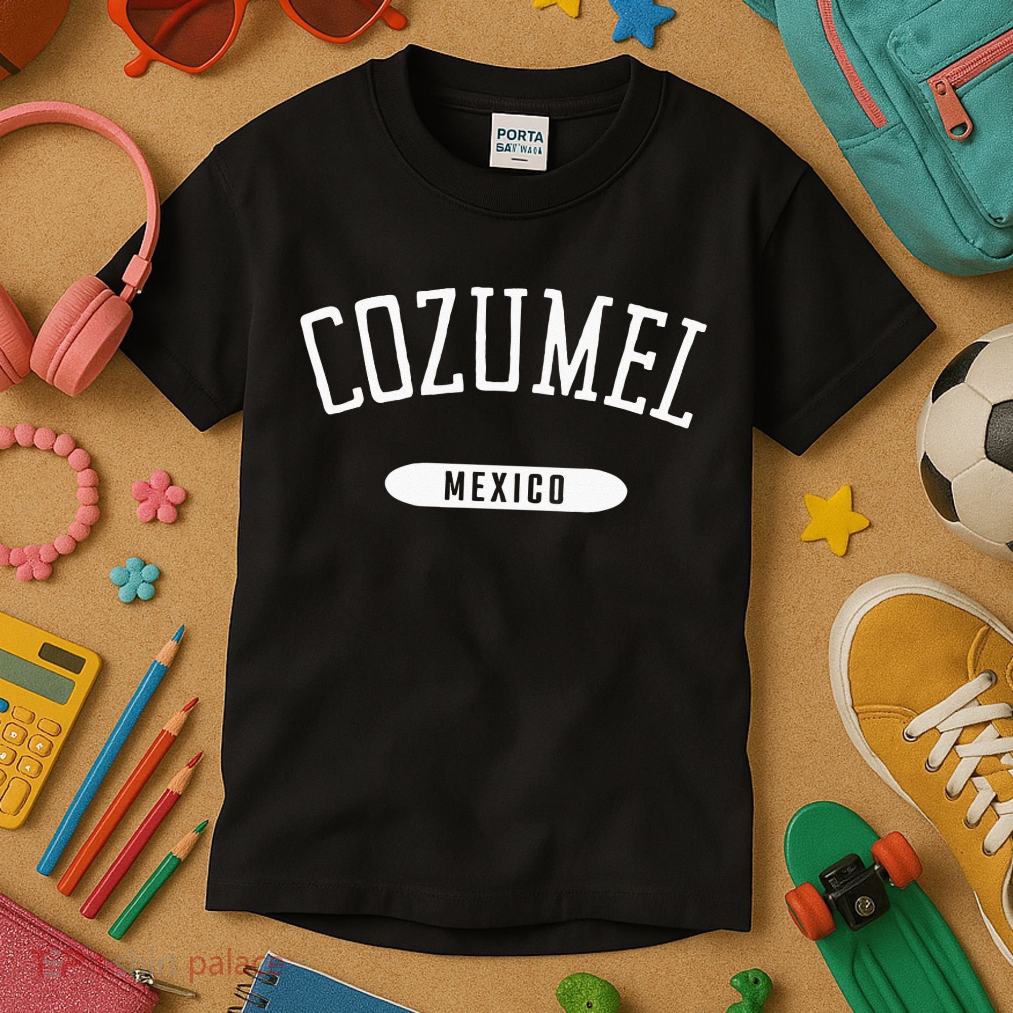 Cozumel Classic Style Cozumel Mexico Kids T-Shirt