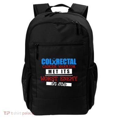 Colorectal Cancer Survivor Enemy Crc Warrior Gift Backpack